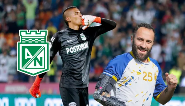 Kevin Mier, al lado David Ospina.