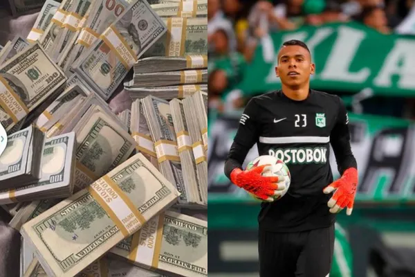 Kevin Mier anda muy bien en Atlético Nacional y su valor de mercado sigue subiendo.