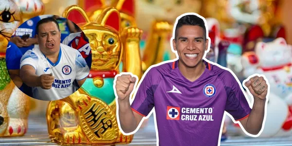 Kevin Mier con la camiseta de Cruz Azul