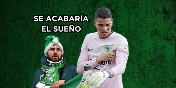 Kevin Mier no da buenos augurios en Atlético Nacional.
