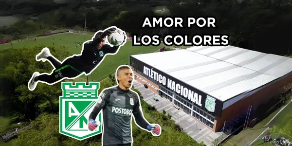 Kevin Mier demostró amor por los colores de Atlético Nacional.