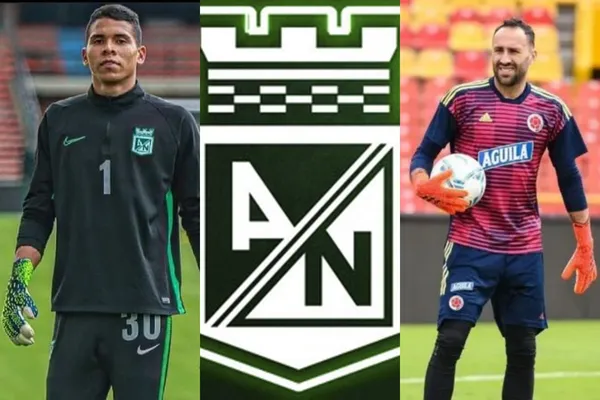 Kevin Mier es el titular de Atlético Nacional, pero le llegaría una fuerte competencia