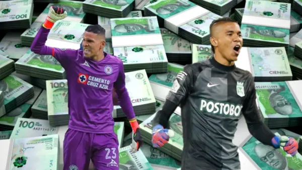 Kevin Mier estaría en la mira de un club de la Premier League (Fotos: Telemedellín, Bolavip)