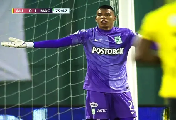 Kevin Mier le dio una lección a sus compañeros en el juego contra Alianza Petrolera.