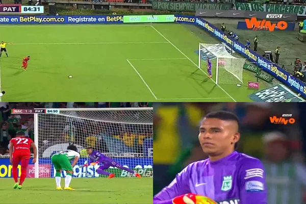 Kevin Mier salvó a Atlético Nacional de no perder contra Patriotas y recibió una insólita ovación.