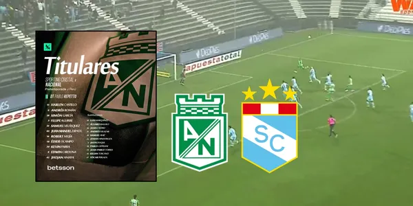 Kevin Parra marcó gol con Atlético Nacional frente a Sporting Cristal.