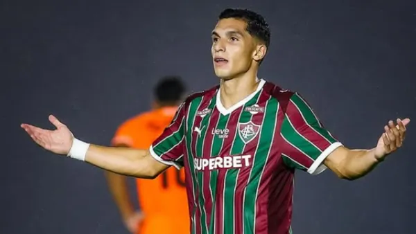 Kevin Serna marcó con Fluminense en el clásico frente a Flamengo - Instagram @kserna97