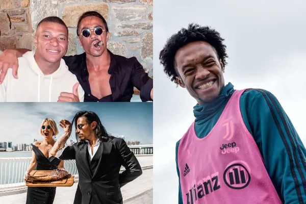 Kylian Mbappé adora gastar miles de dólares en los platos del cocinero turco Salt Bae, en cambio Juan Guillermo Cuadrado tiene otros gustos.