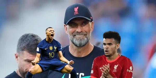 Kylian Mbappé suena para irse a jugar al Liverpool donde juega en colombiano Luis Díaz.