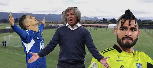 La acción de los dos jugadores generó molestia en Millonarios