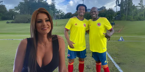 La actriz de cine de adultos pensó en El Tino (Fotos tomadas de los portales: Santa Marta al Día y Facebook Faustino "El Tino" Asprilla).