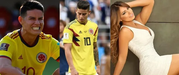 La actriz le bajó la caña a James Rodríguez quien está cerca de jubilarse