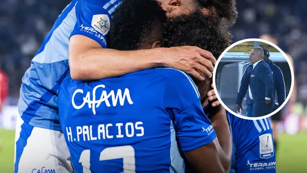 La agónica victoria de Millonarios ante América y el mensaje de Hernán Torres Foto: Captura de Win Sports y MFC