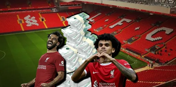 La comparativa de sueldos de Mohamed Salah y Luis Díaz en el Liverpool es interesante.