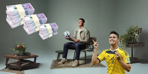 La cotización de James Rodríguez ha ido bajando con el pasar de los años.