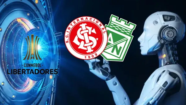 La decisión de la IA con Internacional vs Atlético Nacional en la Copa Libertadores Foto. Escudoteca y SCI Web