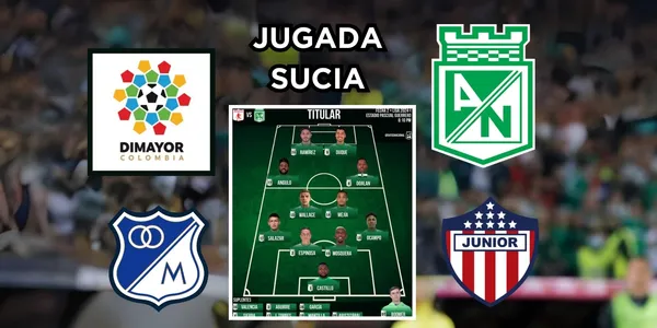 La DIMAYOR con una mala jugada con Atlético Nacional tras el partido contra el América de Cali.
