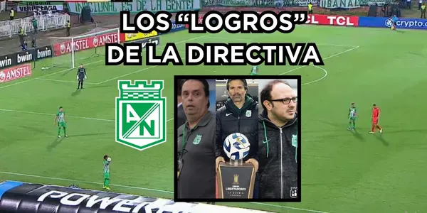 La directiva otra vez es criticada. Fotos tomadas de Twitter @DatosNacional y captura de pantalla de ESPN, logo de Wikipedia.