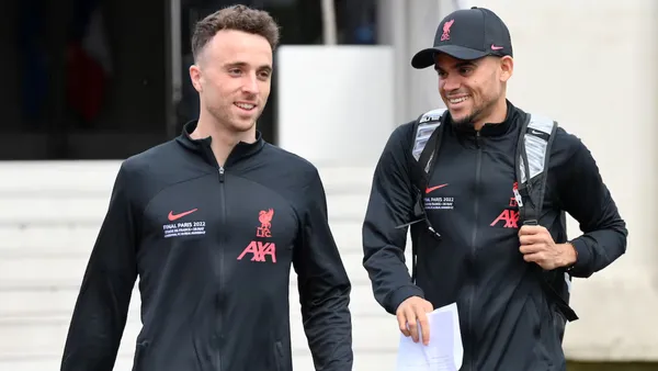 La excelente relación de Diogo Jota y Luis Díaz en el Liverpool Foto: LFC