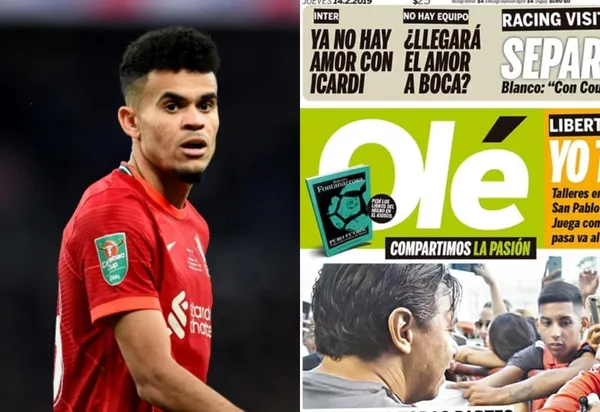 La fama de Luis Díaz ha llegado a todo los rincones del mundo, hasta en el cono sur de Argentina.