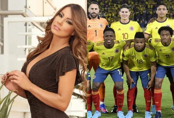 La famosa actriz discrepa un poco del fútbol pero hubo un miembro de la Selección Colombia que si le pareció interesante.
