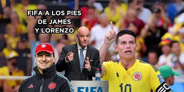 La FIFA con un importante mensaje sobre James y Lorenzo en Colombia.