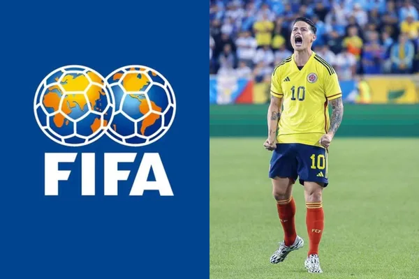 La FIFA destacó a un jugador de la Selección Colombia por un brillante gol, pero en esta ocasión no fue James Rodríguez.