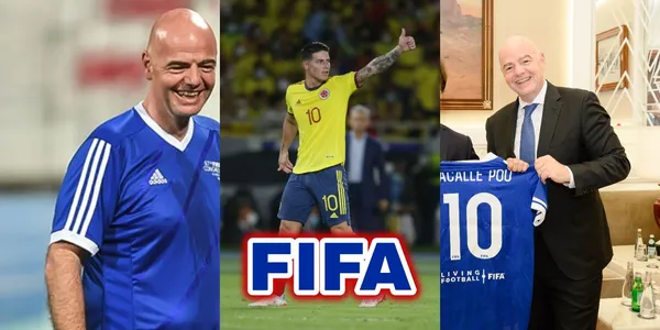 La FIFA con importante elogio con James Rodríguez, algo que le cae muy bien al Presidente del ente Gianni Infantino.