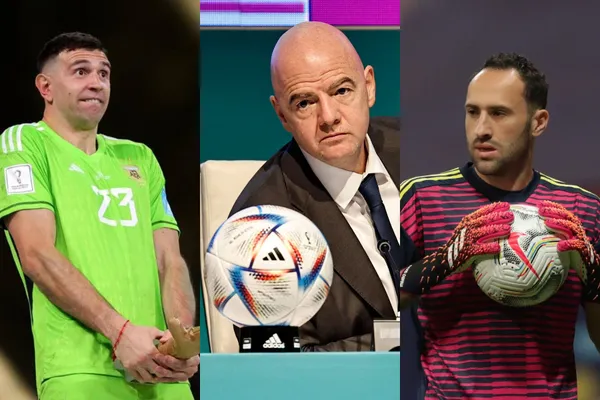 La FIFA tomó su decisión con el Dibu Martínez tras el Mundial de Qatar 2022 y David Ospina le da fácilmente una lección de humildad al meta argentino.