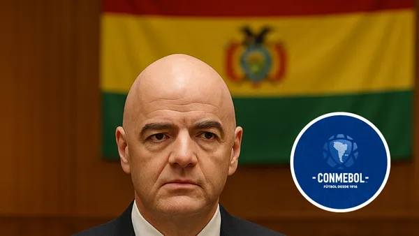 La FIFA y CONMEBOL atentas a Bolivia respecto a un delicado caso de dopaje Foto: Conmebol y ChatGPT
