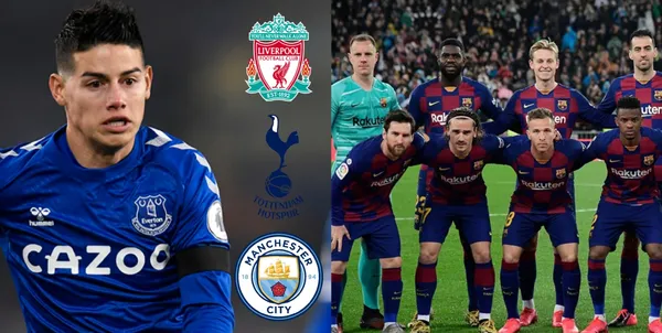 La figura del FC Barcelona que pidió James Rodríguez para que lo acompañe en el Everton y de ese modo no despegarse de los protagonistas de la Premier. Mira de quién se trata