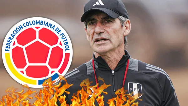 La frase del técnico peruano encendió la previa del choque con Colombia. Foto: Escudoteca y FPF