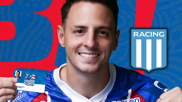 La gran chance que tiene Santiago Arias en Rácing de Avellaneda para el 2026 Foto: Escudoteca y FC Bahia