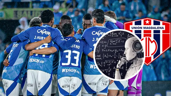 La IA se la juega por completo y esto predice sobre el Millonarios vs Unión Magdalena Foto: MFC, Pexels y Escudoteca