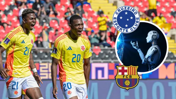 La IA se la juega por el futuro de Neyser Villarreal y elige este club Foto: FCF, Pexels y Escudoteca