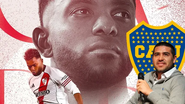 La indirecta de Miguel Ángel Borja a Boca Juniors tras su paso por River Plate Foto: CARP, Boca y Escudoteca