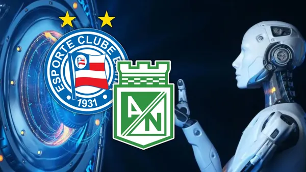 La Inteligencia Artificial anticipa un partido táctico y con pocas emociones entre Bahía y Nacional. Foto: Escudoteca y SCI Web