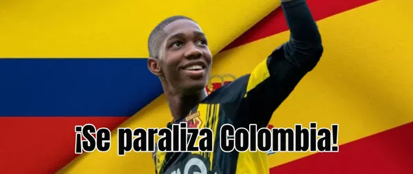 La joya del fútbol colombiano tiene pretendiente. Foto de fondo tomada de Esconexión y de Yaser de El Colombiano.
