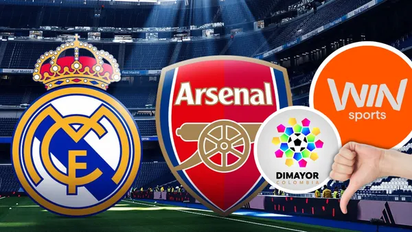 La jugada de Win que sorprende a todos en plena Champions League Foto: Dimayor, UCL y Win Sports