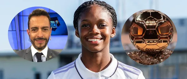 La jugadora colombiana está presente en la gala del Balón de Oro