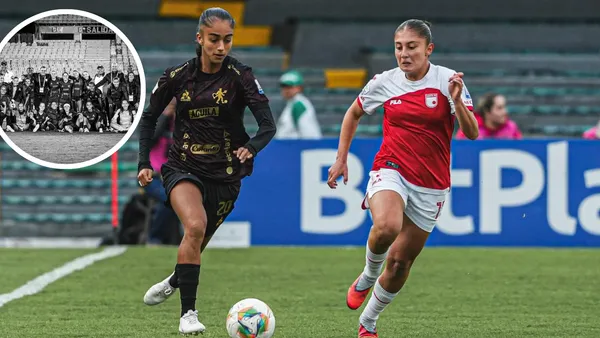 La lamentable imagen que dejó el clásico de rojas en la Liga Femenina Foto: América de Cali