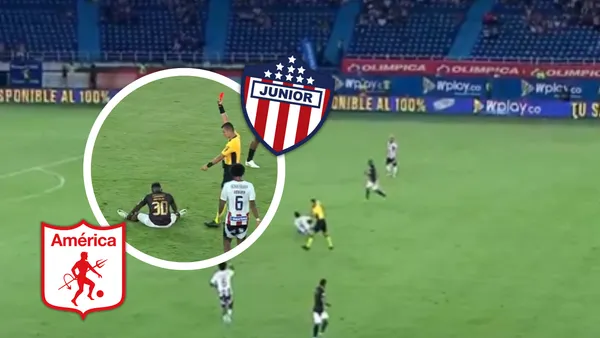 La lesión de Paiva desató la furia de los hinchas: esto le exigen ahora a Joider Micolta. Captura de Win Sports y Escudoteca