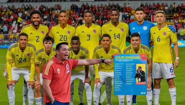 La lista de la Selección Colombia para el Preolímpico.