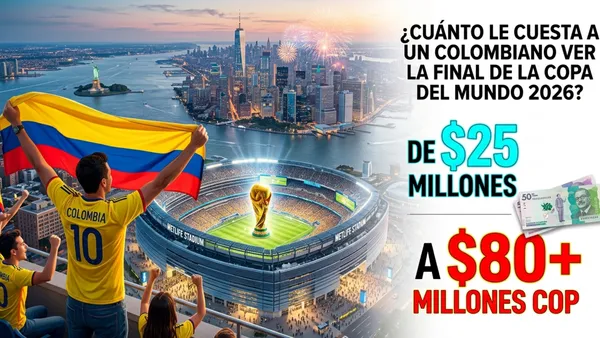 La millonada que pagaría un colombiano por ir a la final del Mundial