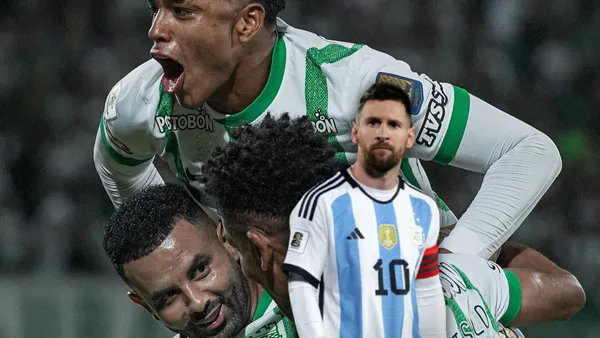 La nueva estrella de Nacional que estaría a la altura de Lionel Messi Foto: AFA y Nacionaloficial