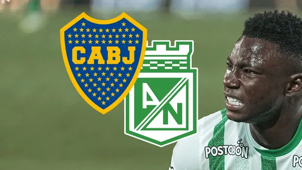 La oferta que sacaría a Marino Hinestroza de Atlético Nacional y lo lleva a Boca Juniors Foto: Nacionaloficial y Escudoteca