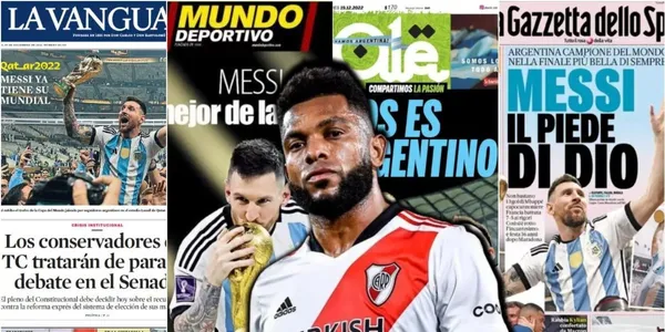 La prensa de Argentina analizó el desempeño de Miguel Ángel Borja en River Plate.