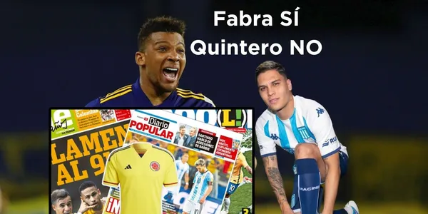 La prensa de Argentina reaccionó al tema de Frank Fabra y Juan Fernando Quintero en la Selección Colombia.