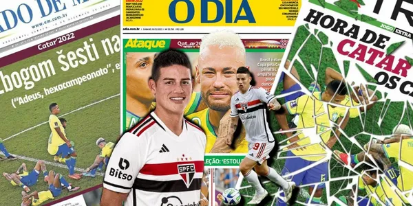 La prensa de Brasil calificó a James Rodríguez en su seungo partido en suelo carioca.