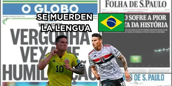 La prensa de Brasil cambió el discurso con relación a James Rodríguez